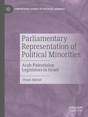 cover image of Parliamentary Representation of Political Minorities
